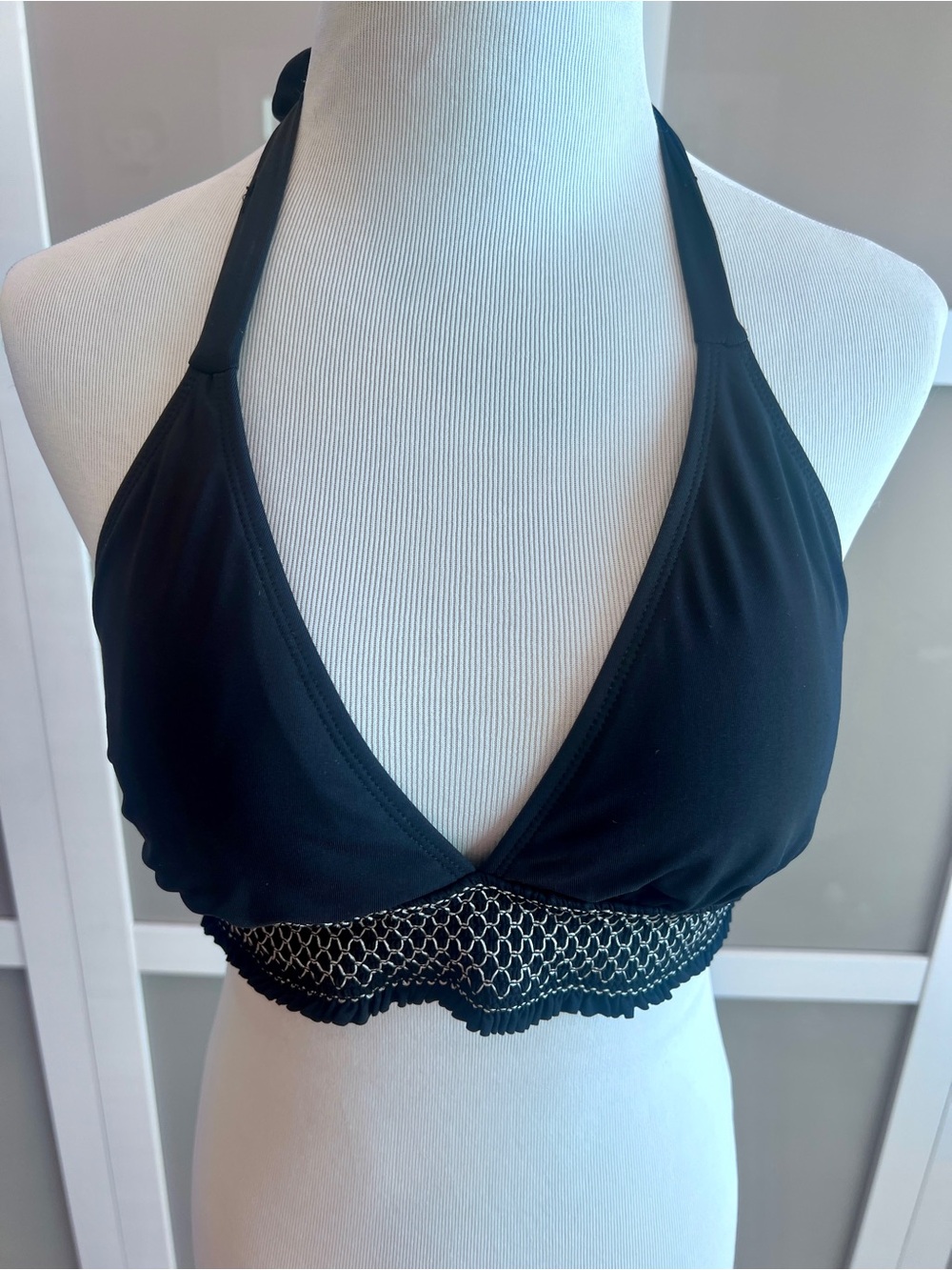 Bleu Rod Beattie Halter Bikini Top Sz 10